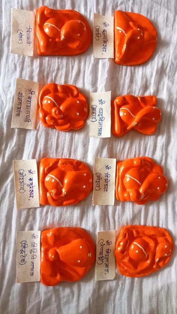 Ashtavinayak terracotta