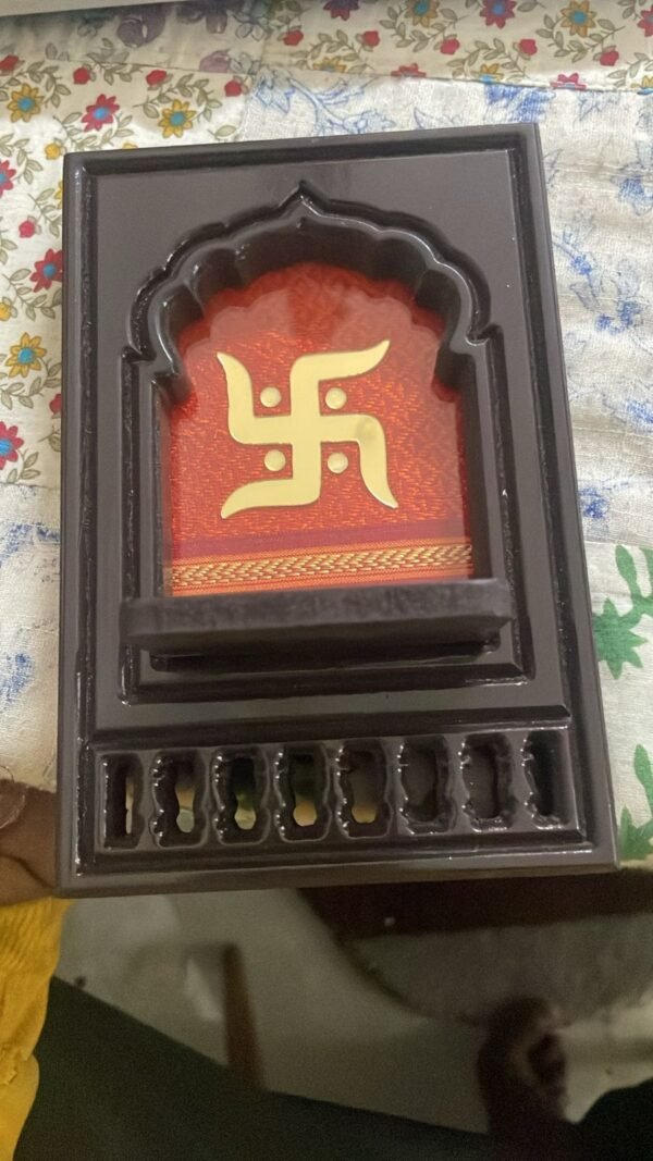 Smallest Devalee frame-Swastik